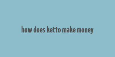 how does ketto make money