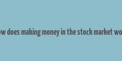 how does making money in the stock market work