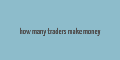 how many traders make money