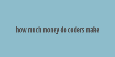 how much money do coders make