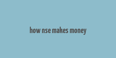 how nse makes money