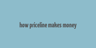 how priceline makes money