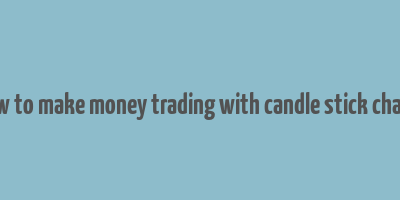 how to make money trading with candle stick charts