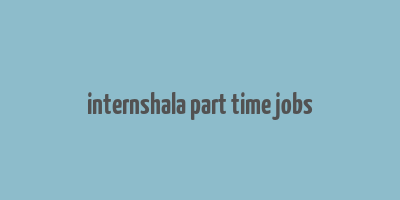 internshala part time jobs