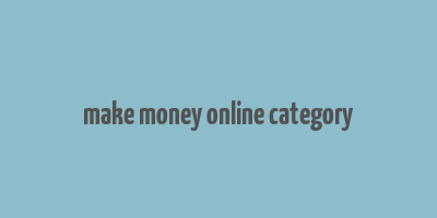 make money online category