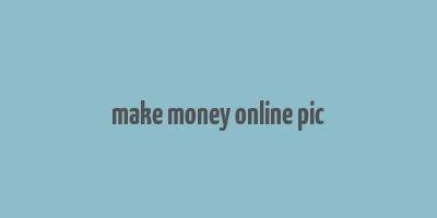 make money online pic