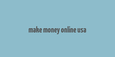 make money online usa