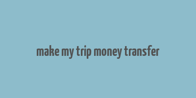 make my trip money transfer