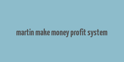 martin make money profit system