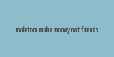 moletom make money not friends