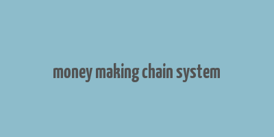 money making chain system