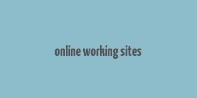 online working sites