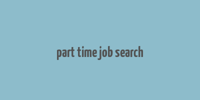 part time job search