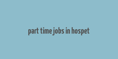 part time jobs in hospet