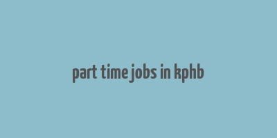 part time jobs in kphb