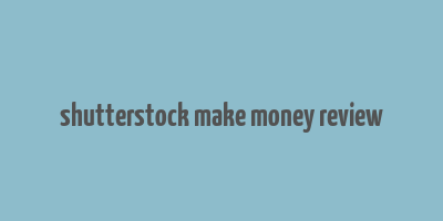 shutterstock make money review