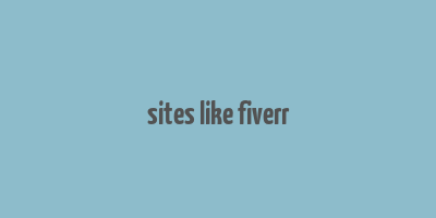 sites like fiverr