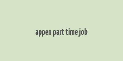 appen part time job