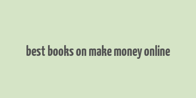 best books on make money online