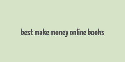 best make money online books