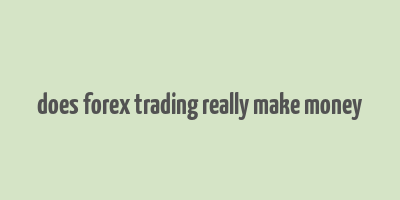 does forex trading really make money