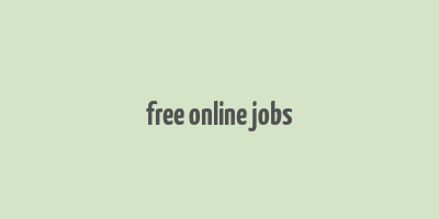 free online jobs