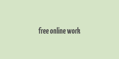 free online work