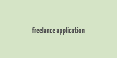 freelance application