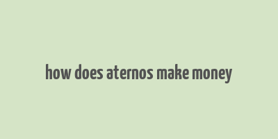 how does aternos make money