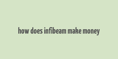 how does infibeam make money