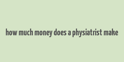 how much money does a physiatrist make