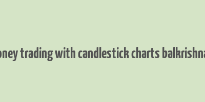 how to make money trading with candlestick charts balkrishna m. sadekar pdf