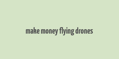 make money flying drones