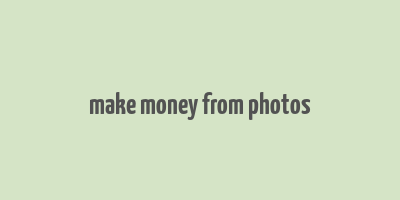 make money from photos