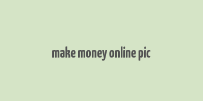 make money online pic