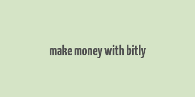 make money with bitly