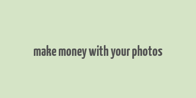 make money with your photos