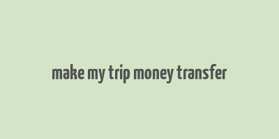 make my trip money transfer