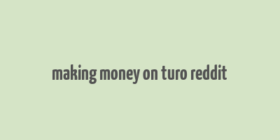 making money on turo reddit