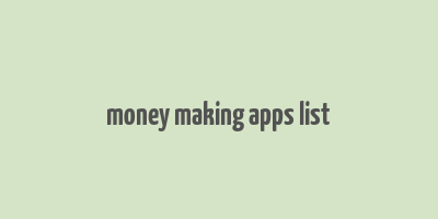 money making apps list