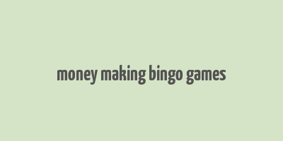 money making bingo games