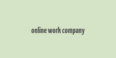 online work company