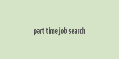 part time job search