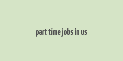 part time jobs in us