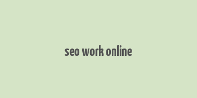 seo work online