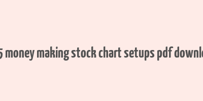 245 money making stock chart setups pdf download