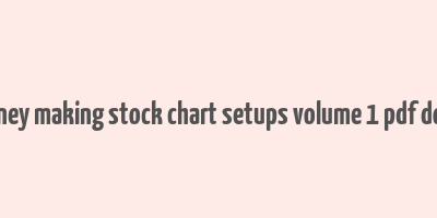 245 money making stock chart setups volume 1 pdf download