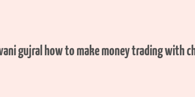 ashwani gujral how to make money trading with charts