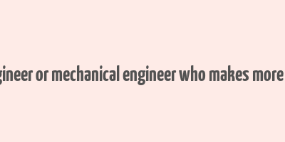 computer engineer or mechanical engineer who makes more money innjsa