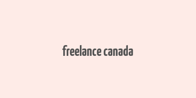 freelance canada